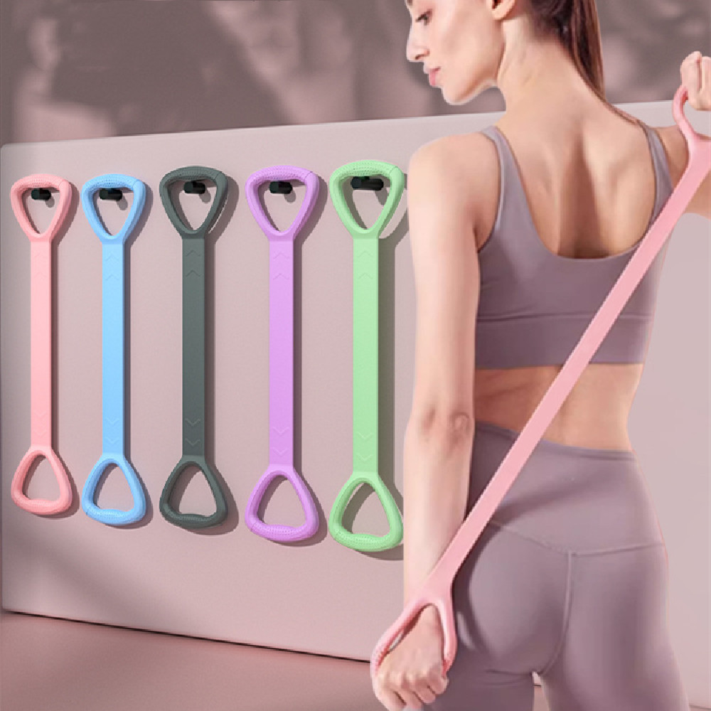8 Words Chest Expander Yoga Fitness Band