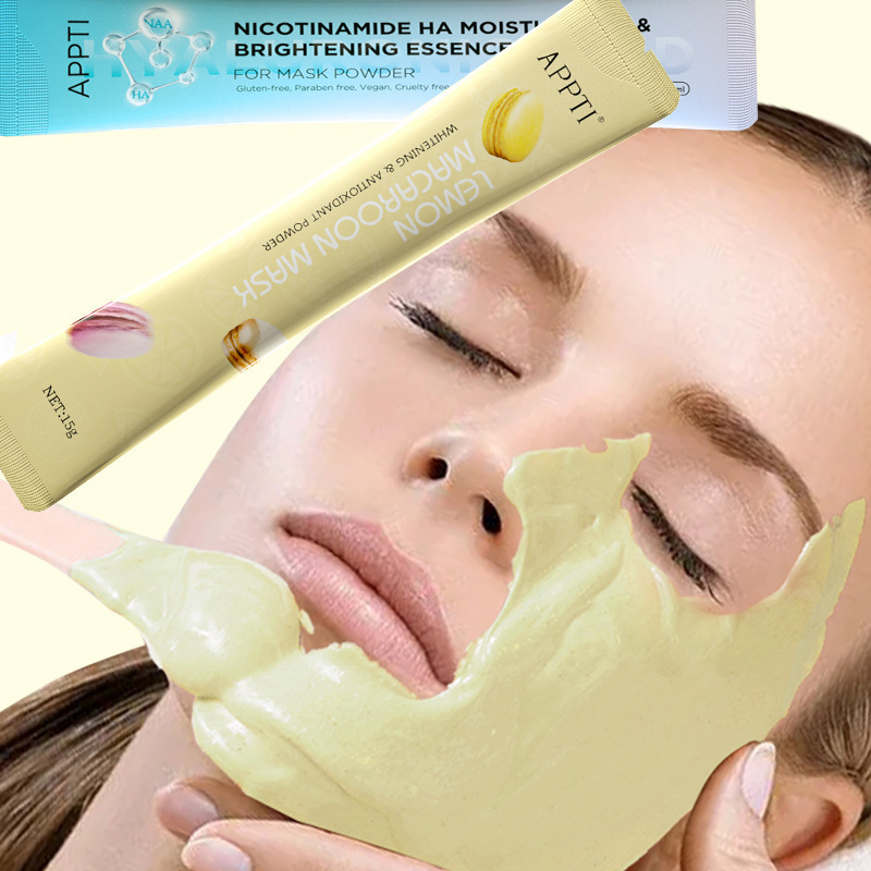 Lemon Peel Off Facial Mask Powder Care Kit