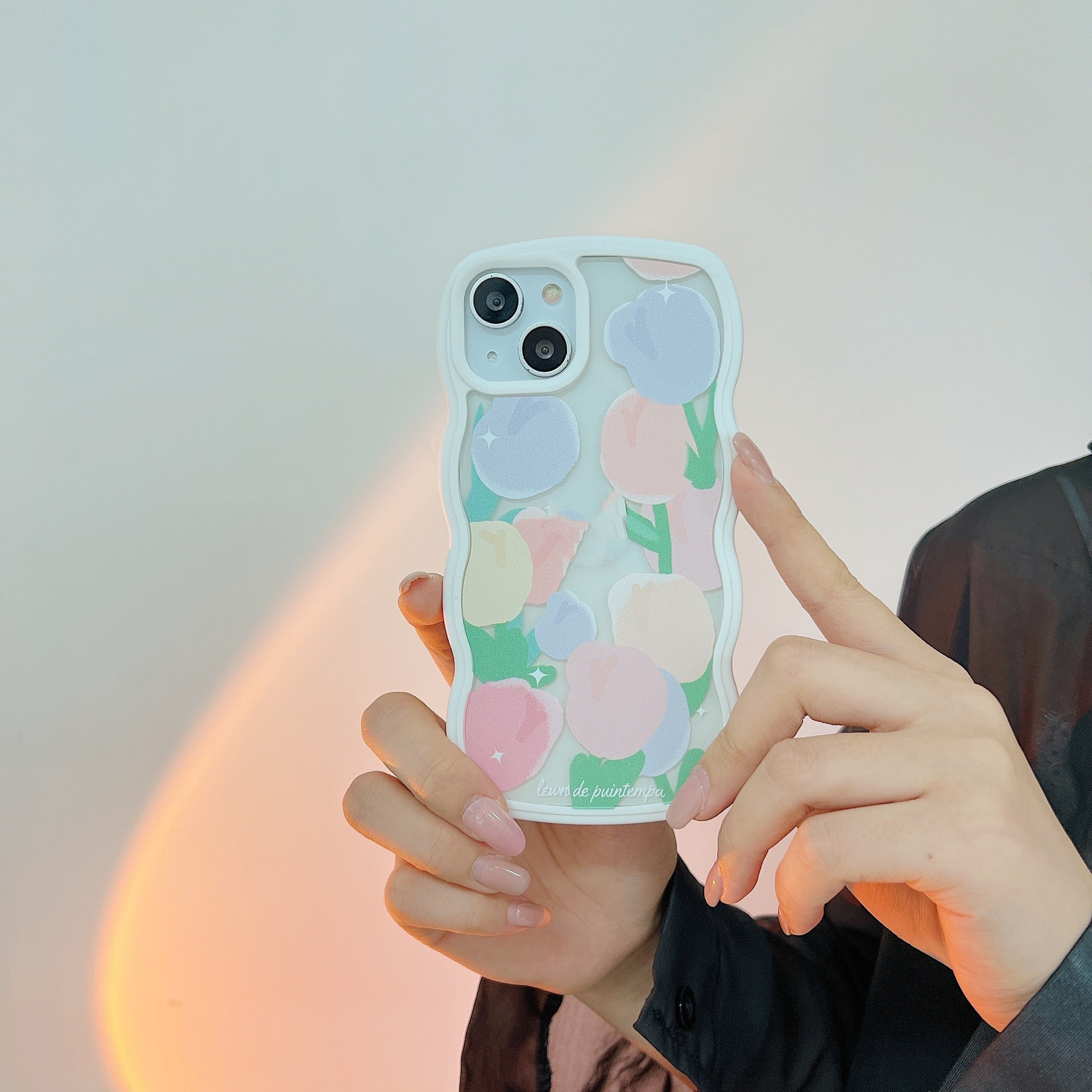 Ins Wave Edge Mobile Phone Protective Case - Image 8