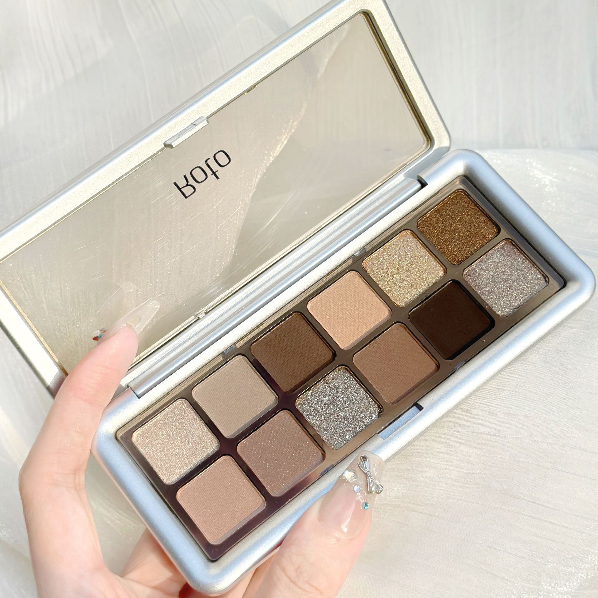 12color Eye Shadow Pearl Matte Plate