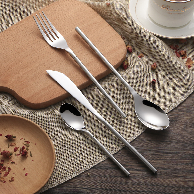 Creative 3-Pcs Stainless Steel Western Cutlery Set - Image 3