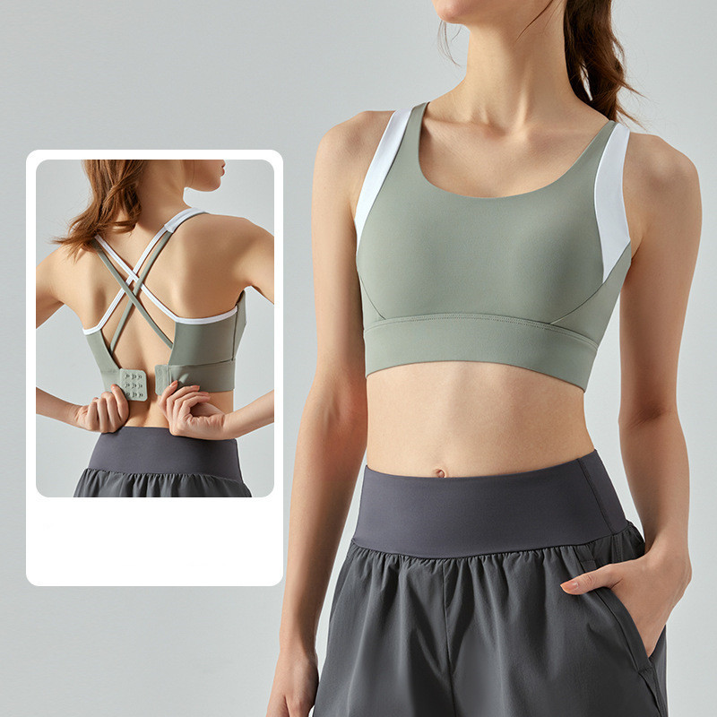 Women's Casual One Piece Padded Clashing Bras - Image 3