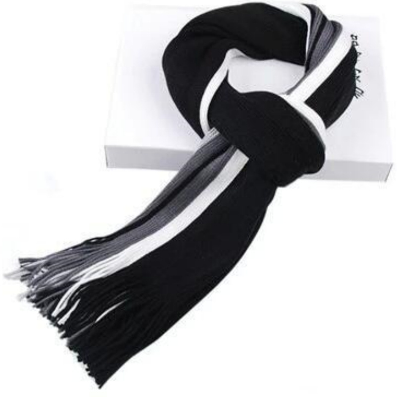 Korean Style Striped Scarf