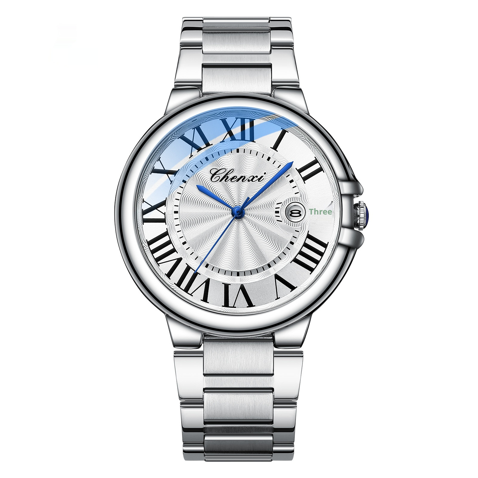 Waterproof Classic Luminous Roman Calendar Steel Belt - Image 4
