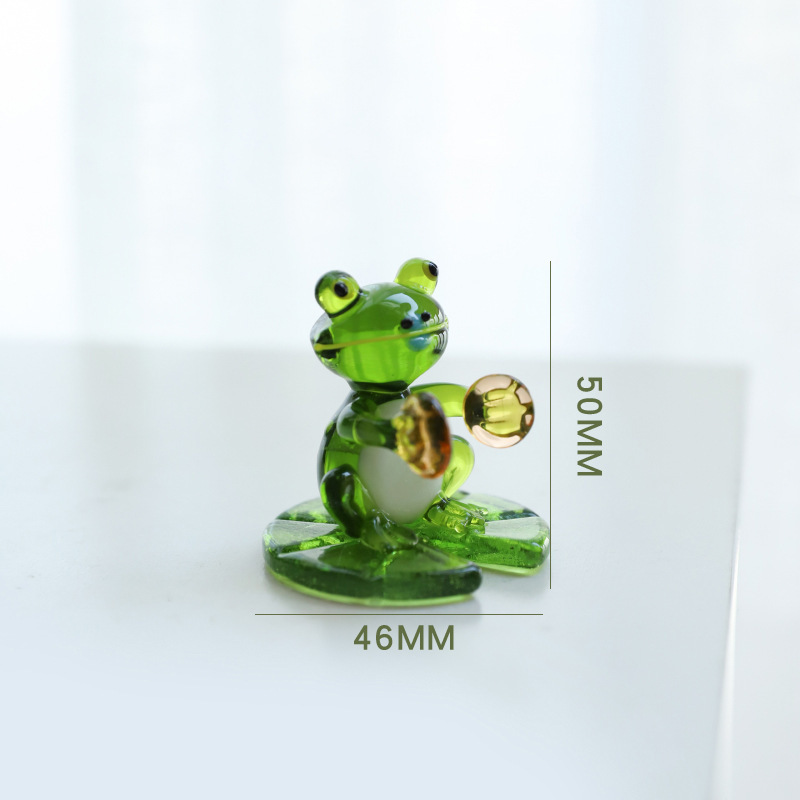 Home Decor Glass Frog Ornament - Image 6