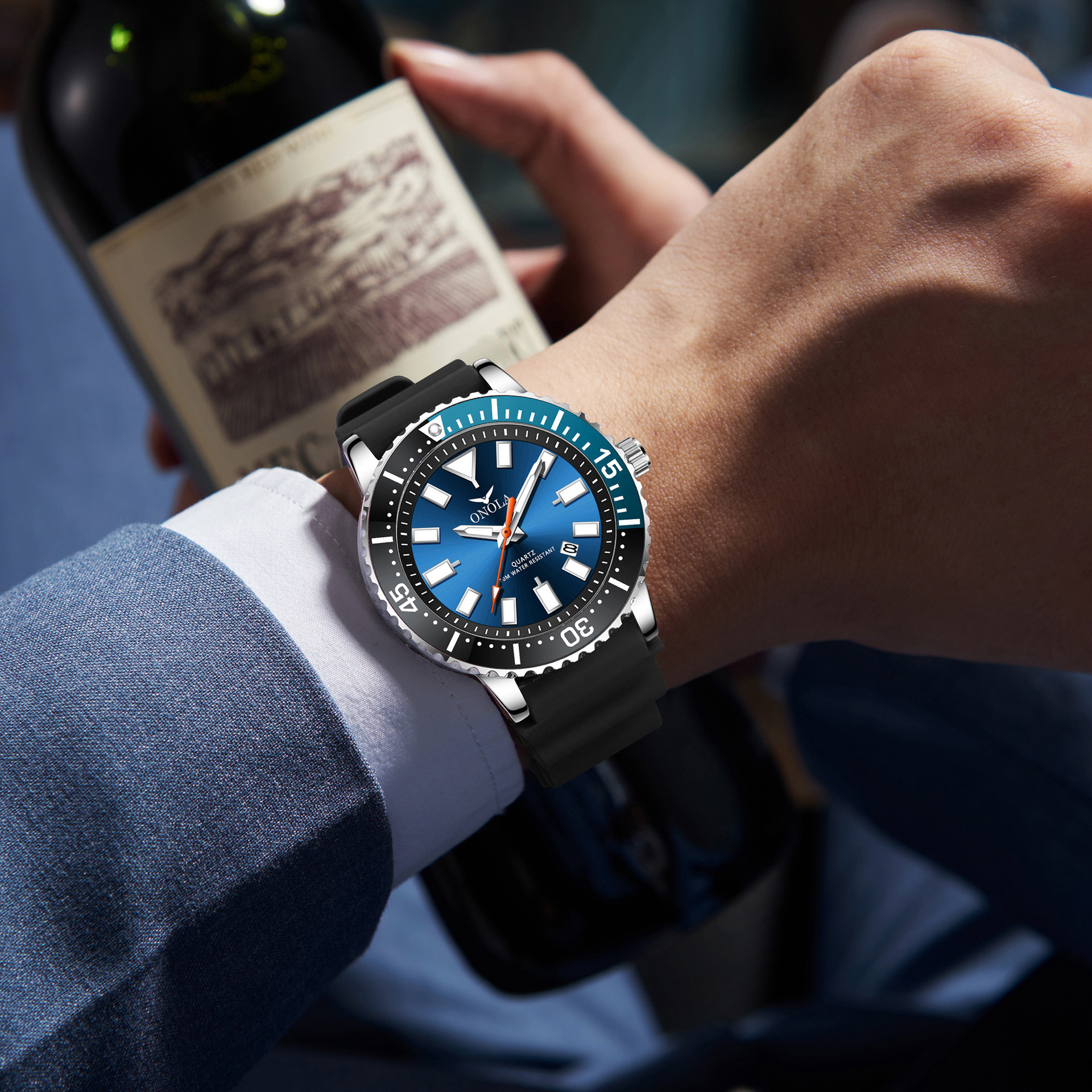 Waterproof Tape Quartz Watch - Image 5