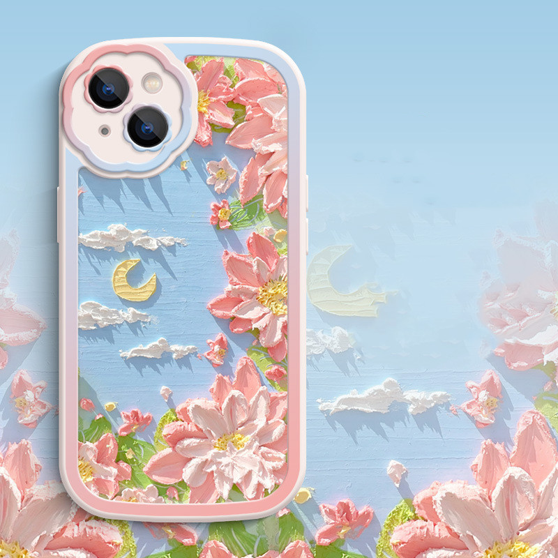 Oil Painting Flower Mobile Phone Case - Image 7