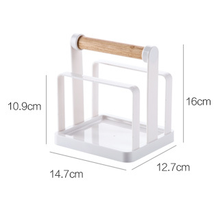 Kitchen Sitting Storage Rack With Cutting Board - Image 5