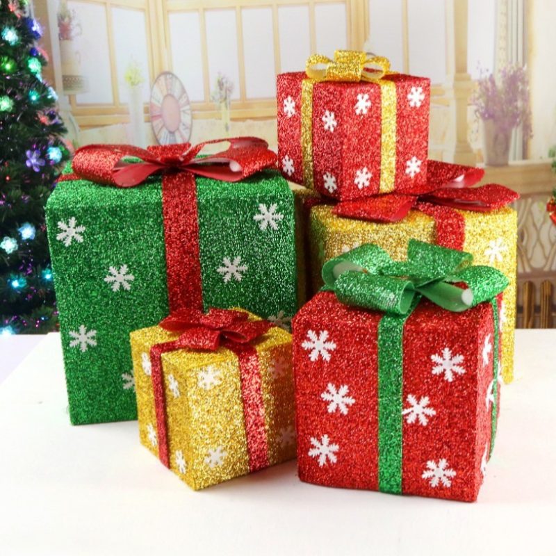Window Display Snowflake Gift Wrapping Box