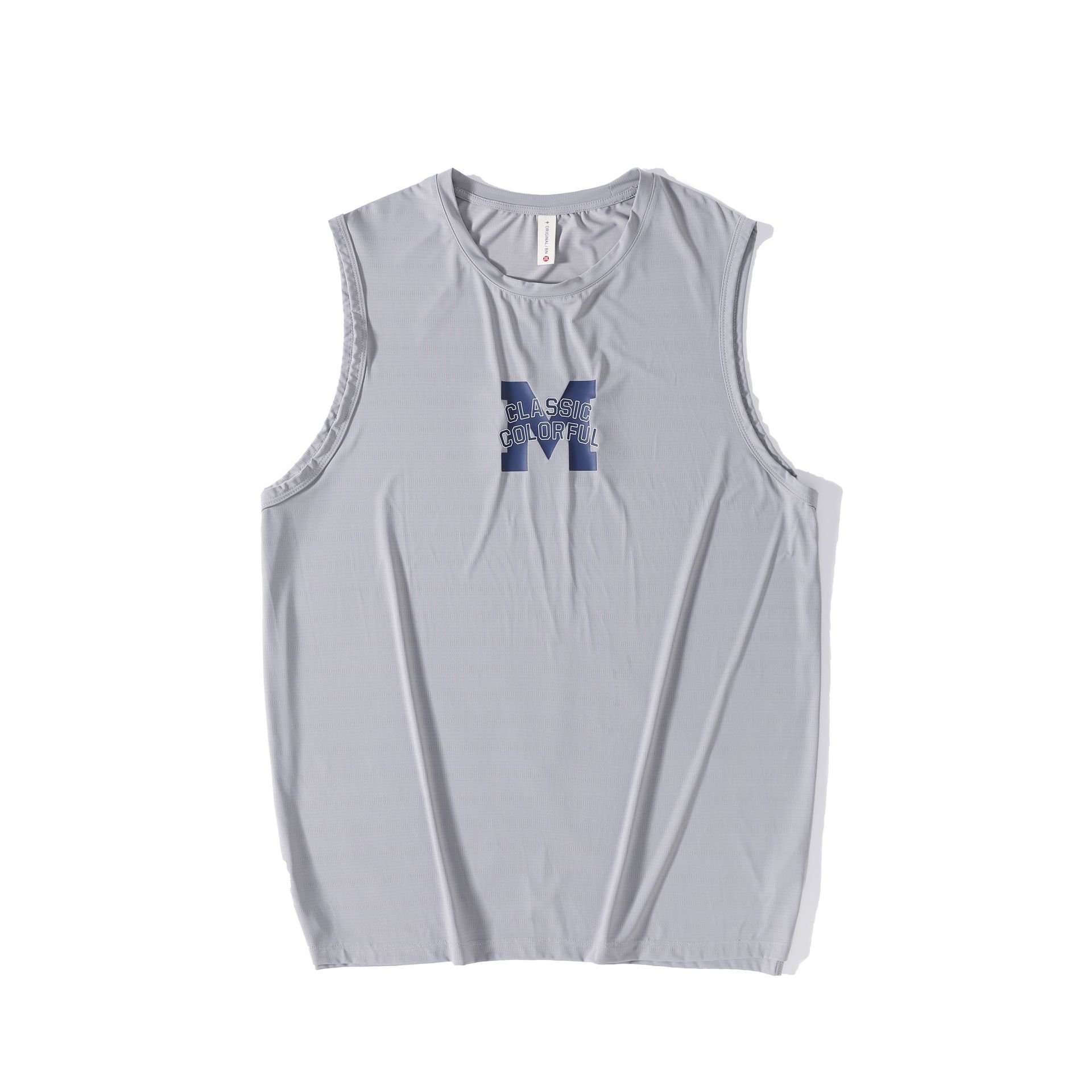 Letter Print Sleeveless T-Shirt - Image 2