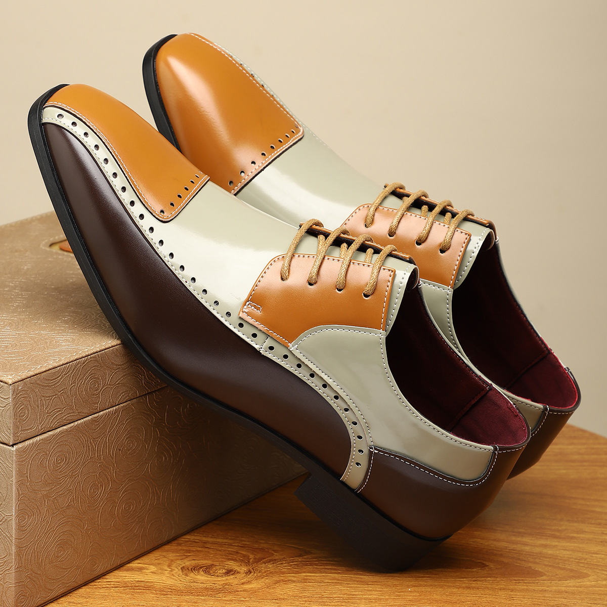 Men's Non-slip Breathable Leather Shoe - Image 5