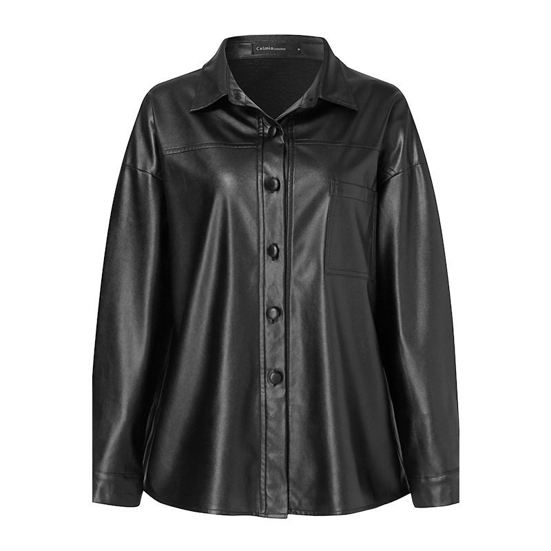 Leather Motorcycle Jacket - Image 5