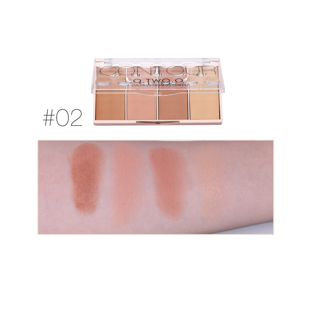 Rose Gold Four-Color Highlight Blush - Image 6