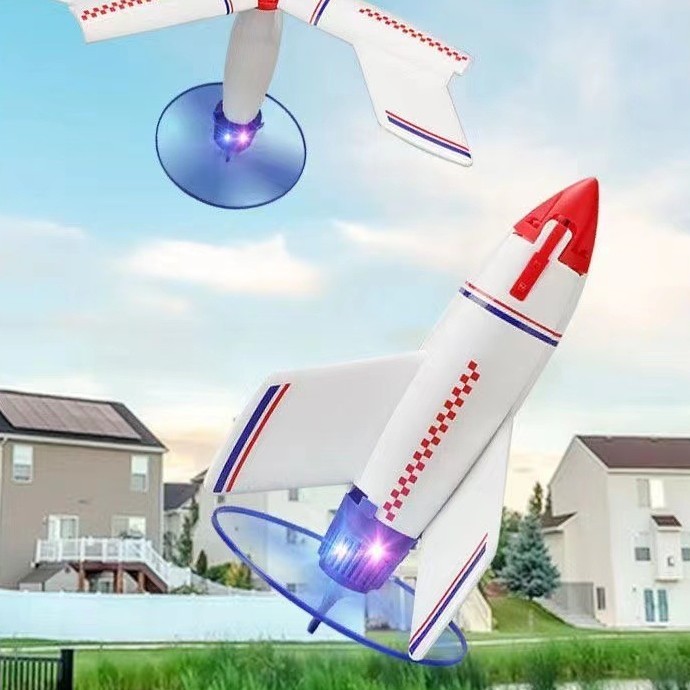 Space Rocket Can Launch Outdoor Toys