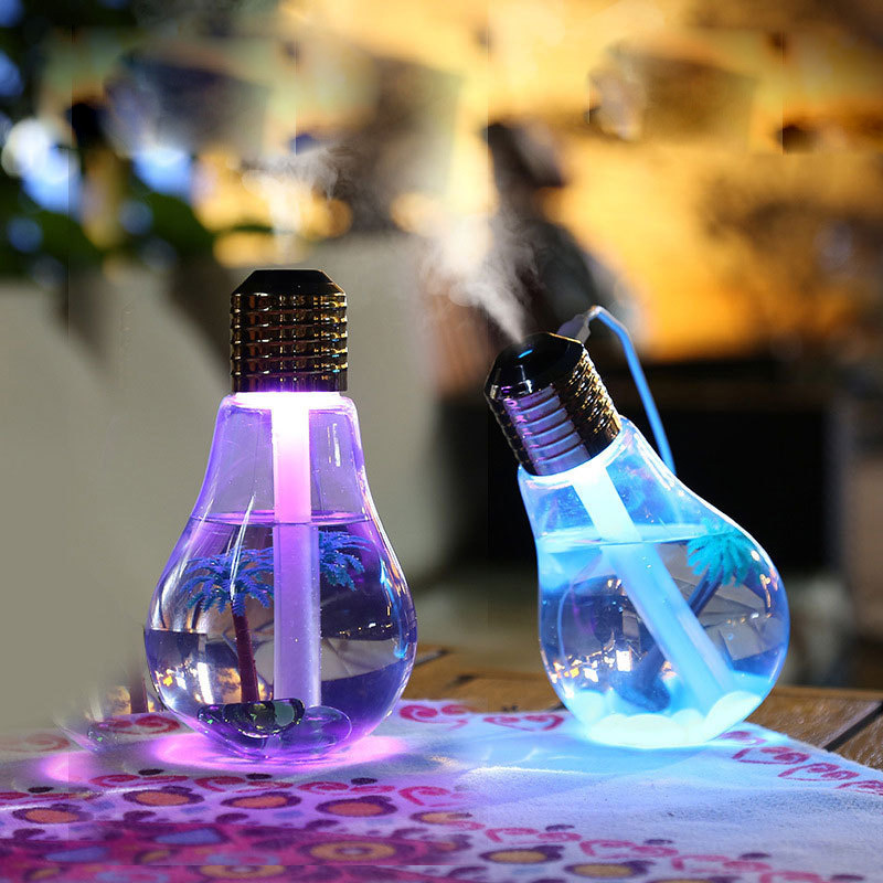 Colorful Light Bulb Humidifier