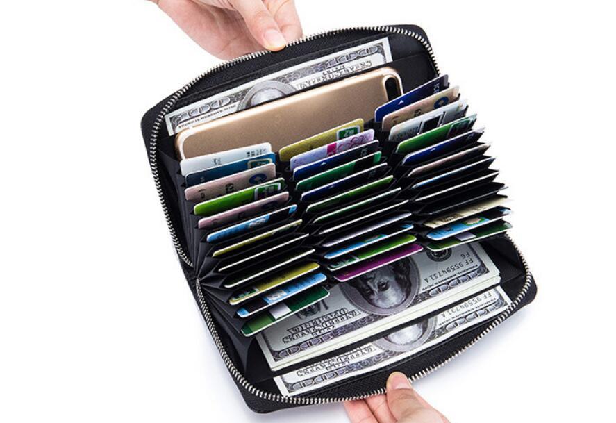 Rfid Men Wallet Cow Genuine Leather Holder - Image 9