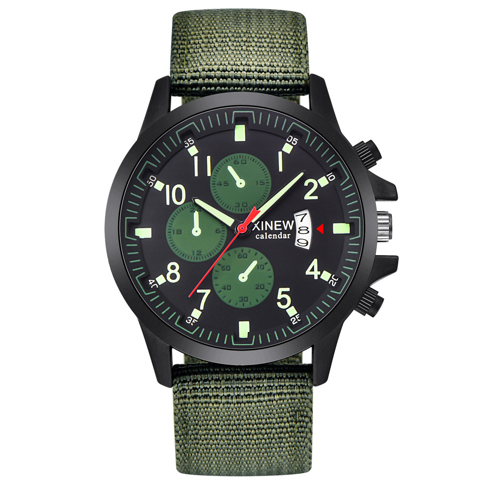 Fashion Nylon Band Military Sports Watch