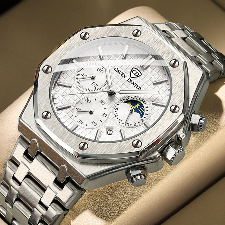 Waterproof High-grade Three Eyes And Six Needles Watch