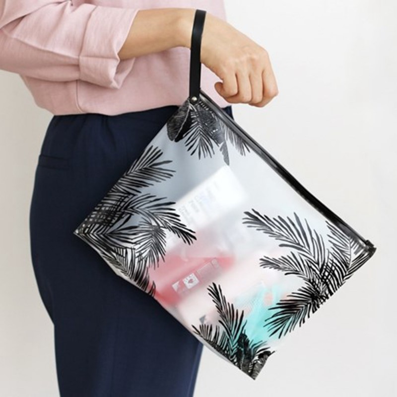 Frosted Transparent Cosmetic Bag