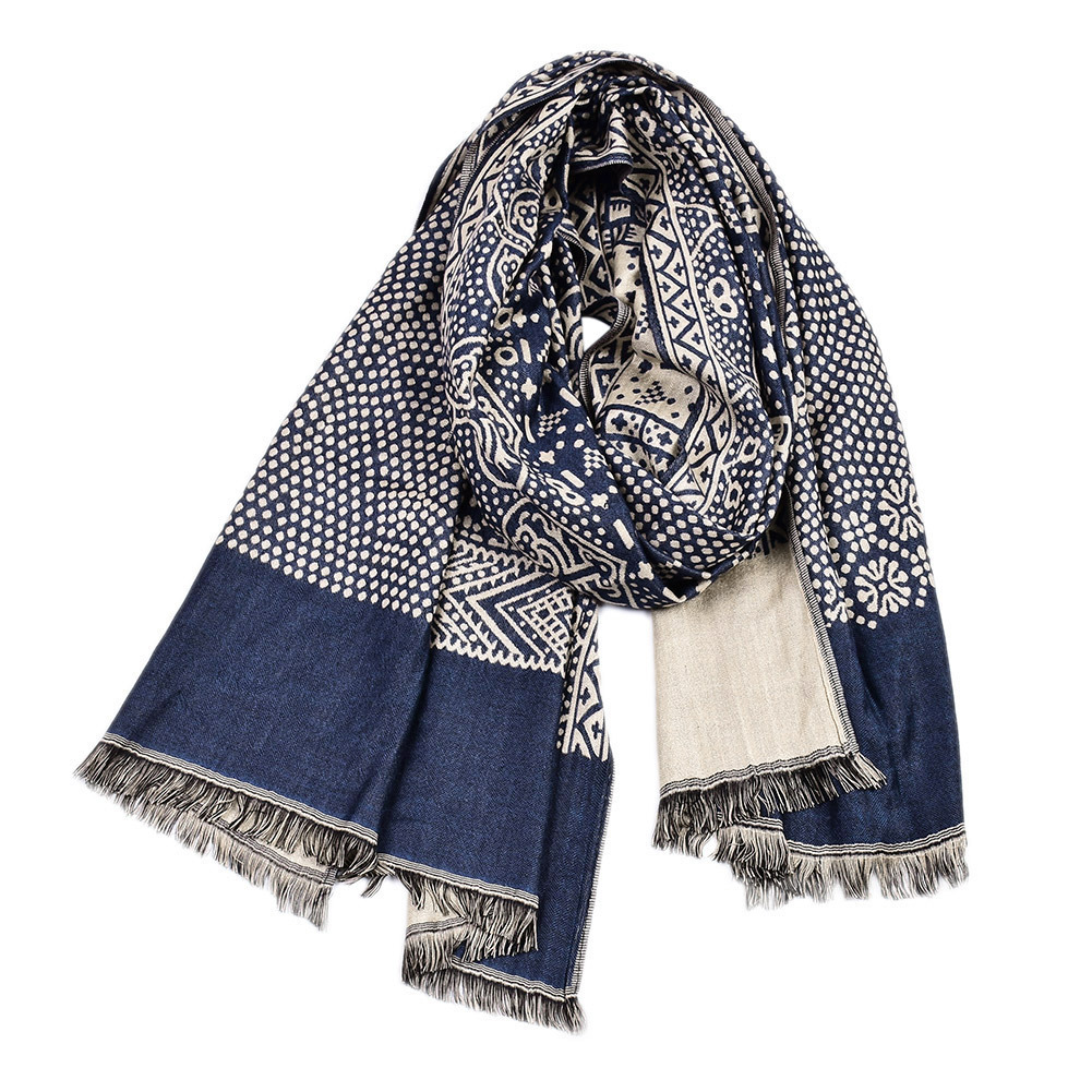 Short Beard Ethnic Style Scarf - Image 8