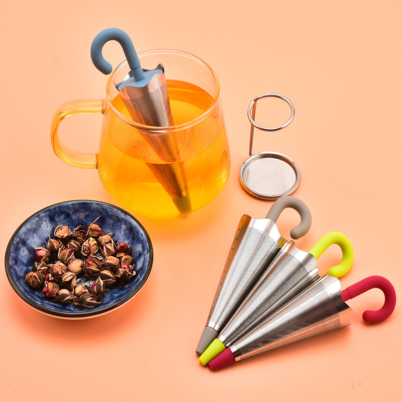 Silicone Umbrella Tea Strainer