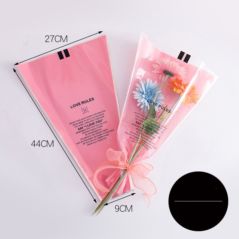 Bouquet Heart Single Rose Wrapping Paper - Image 8