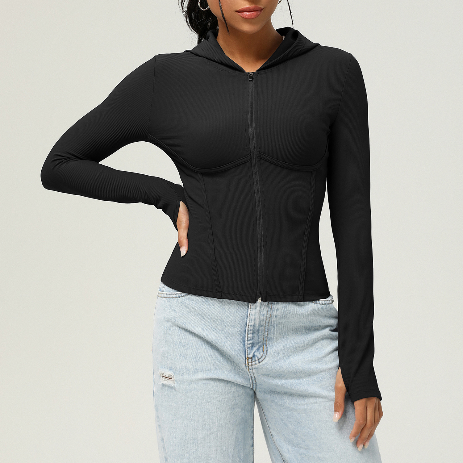 Hooded Sports Jacket