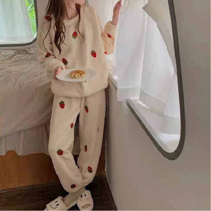 Comfortable Long Sleeved Loungewear Two Piece Set