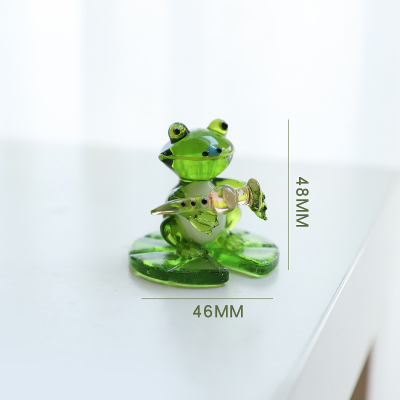 Home Decor Glass Frog Ornament - Image 7