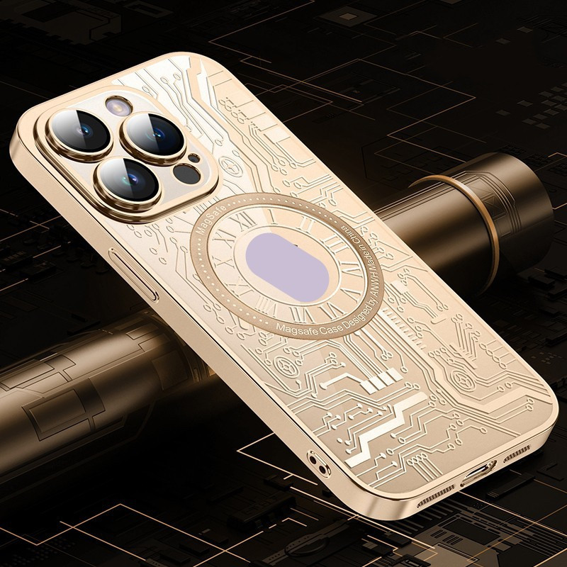 High Permeability Circuit Electroplated PC Phone Case - Image 2
