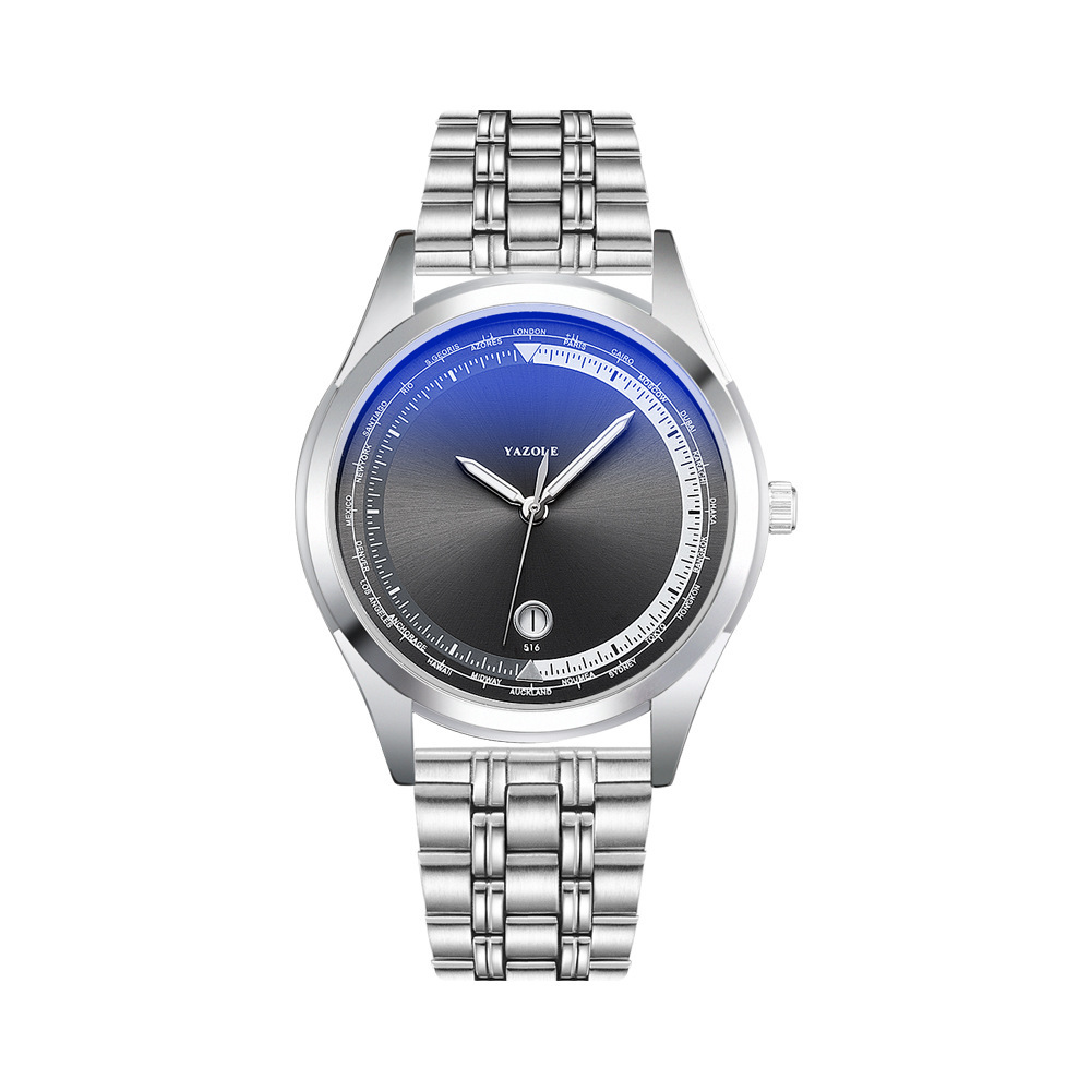 Luxury Luminous Steel Sports Men's Wristwatch - Image 2