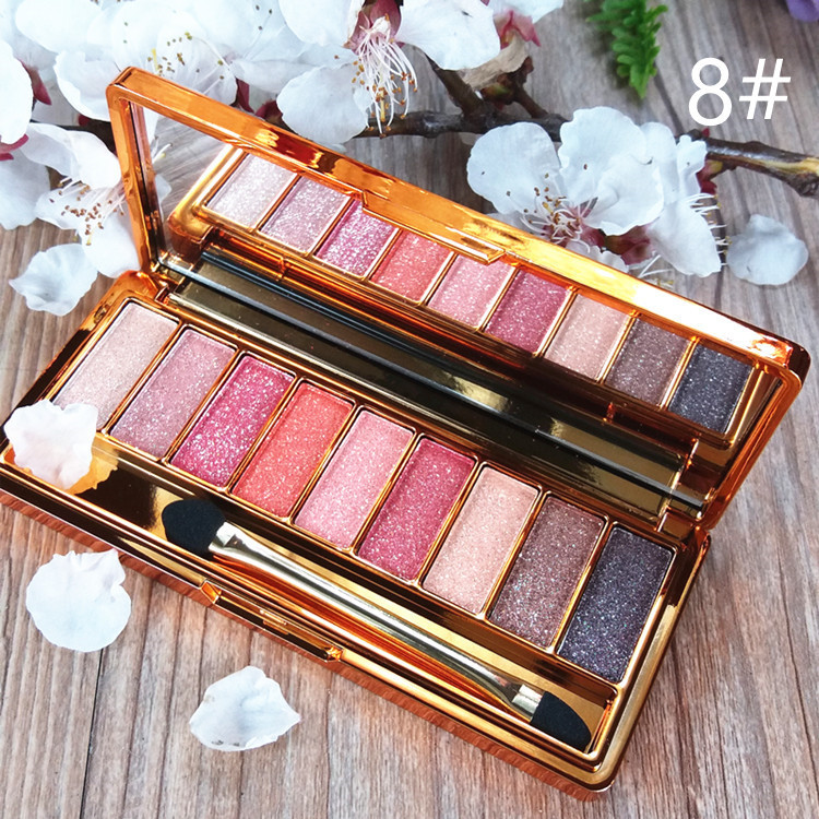 Gold Pearlescent Earth Color Eyeshadow