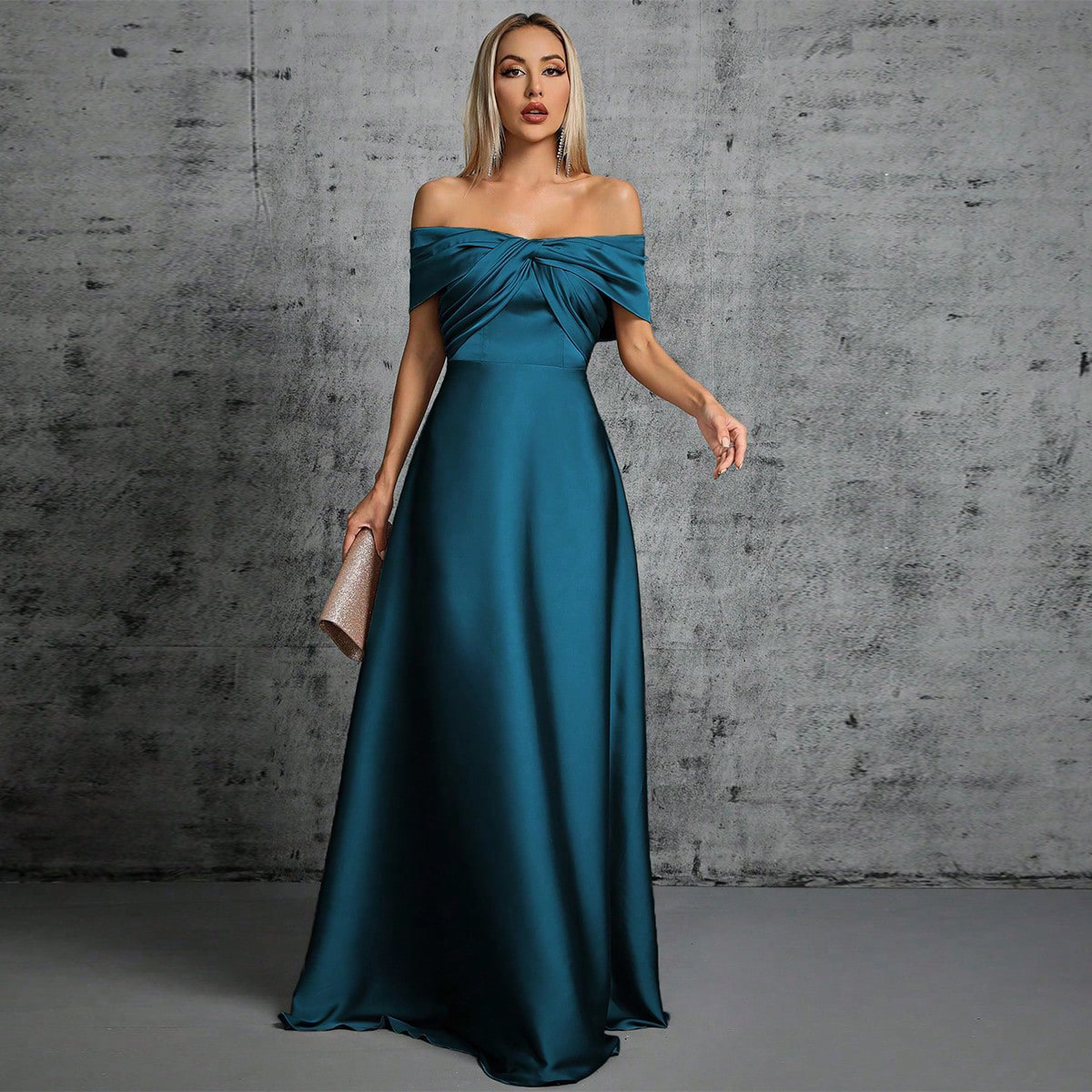 Off-shoulder Sexy Cocktail Party Bottoming Dress
