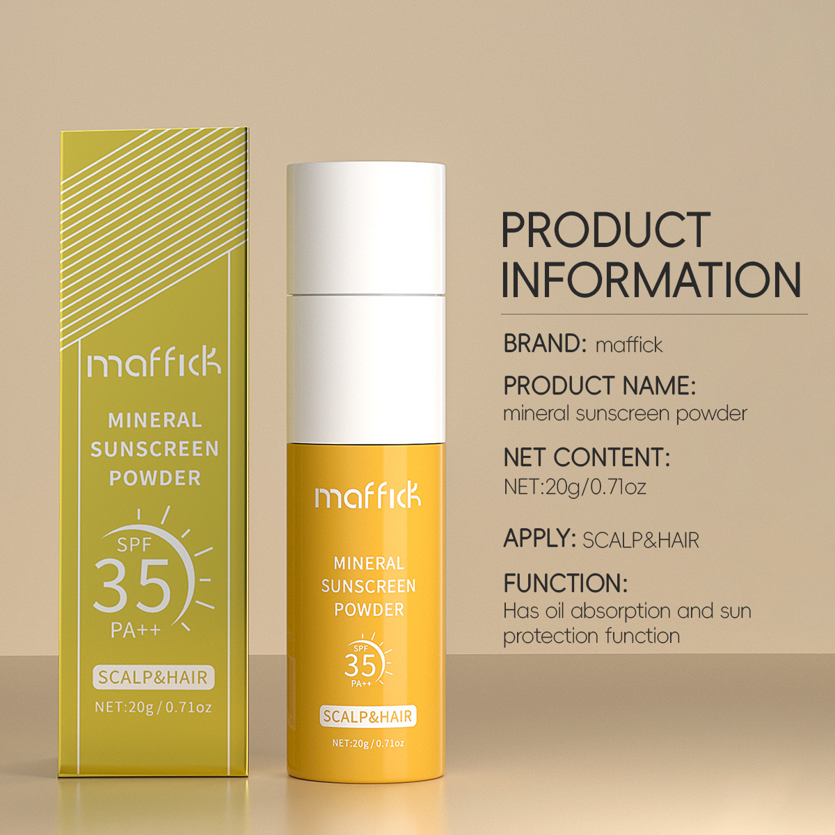 Dry Chemical Control Oil Spray Powder Sunscreen