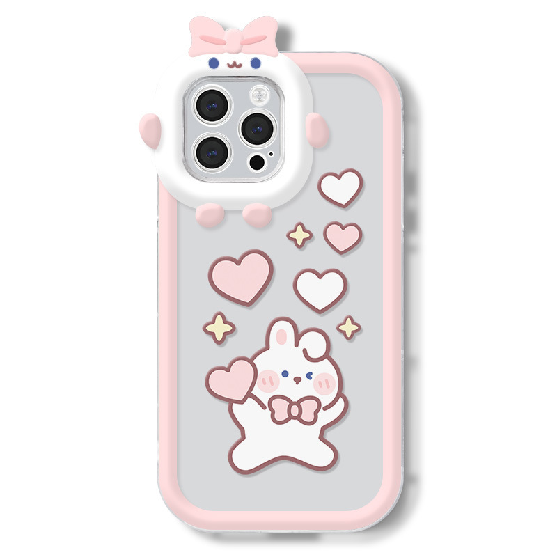 Cartoon Transparent Little Phone Case - Image 4