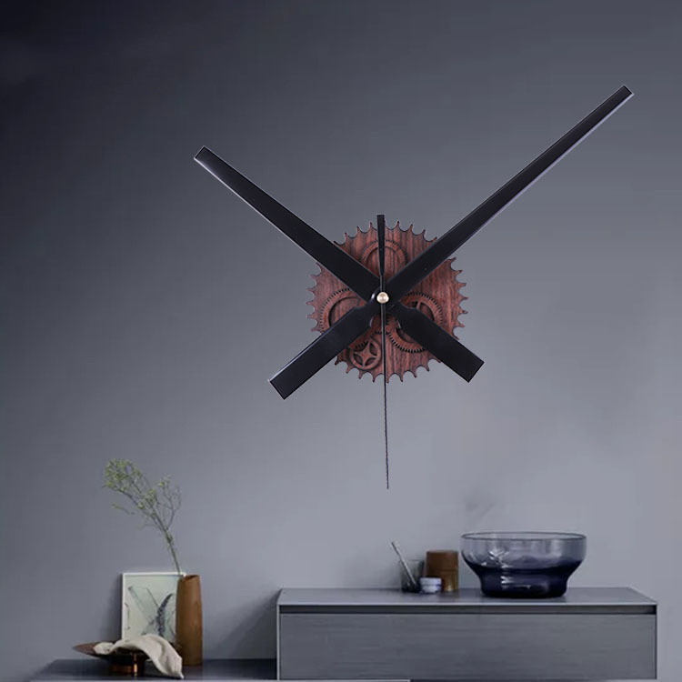 Wooden Gear Creative Time Wall Clocks