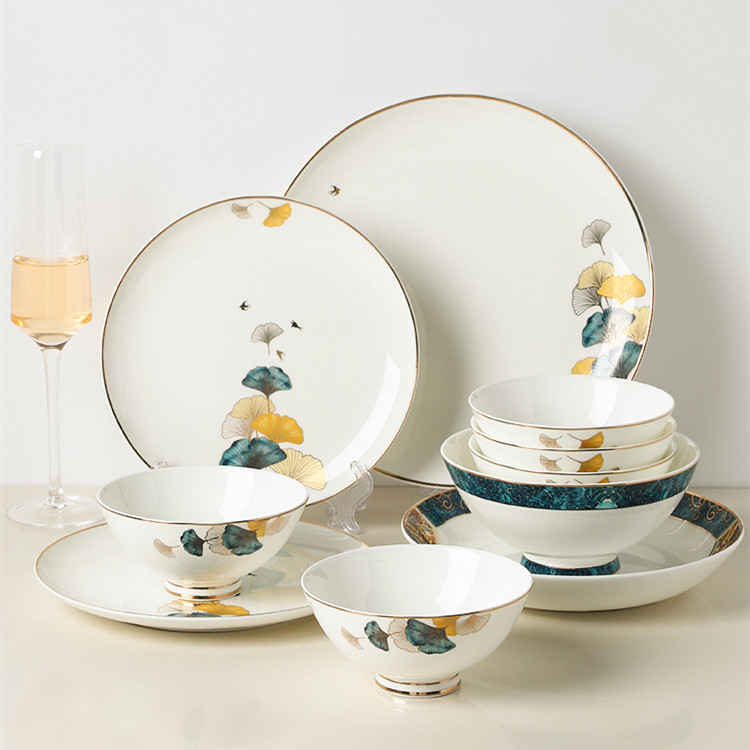 Ceramic Web Porcelain Steak Plates