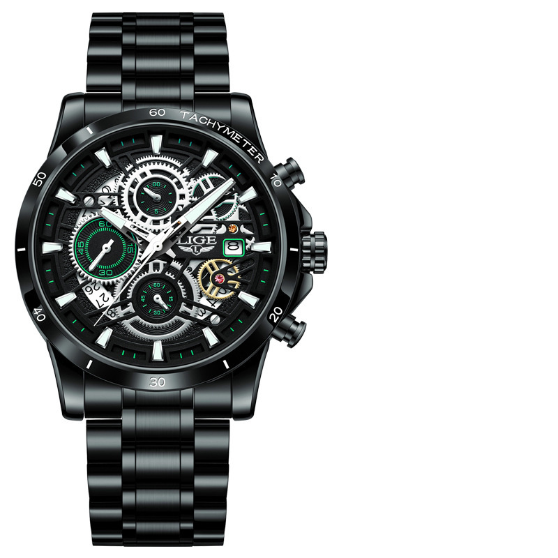 Multifunctional Skeleton Quartz Watch - Image 6