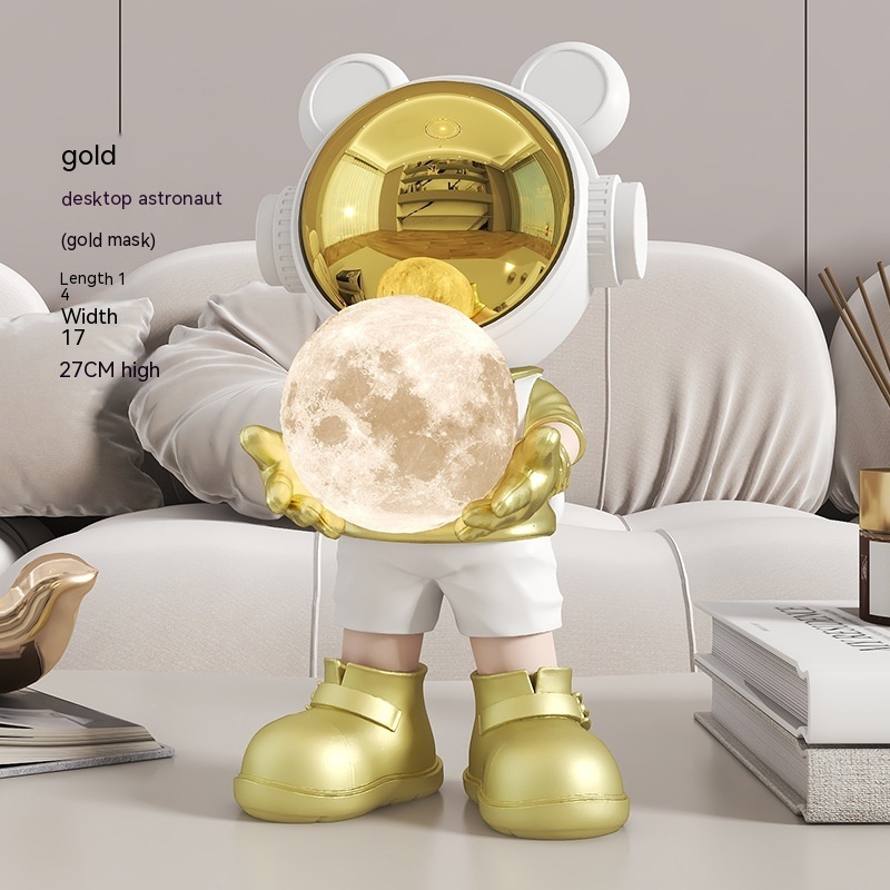 Desktop Space Bear Decoration Moon Night Light - Image 2