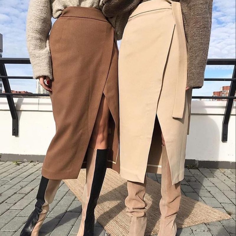 Padded Long Skirt