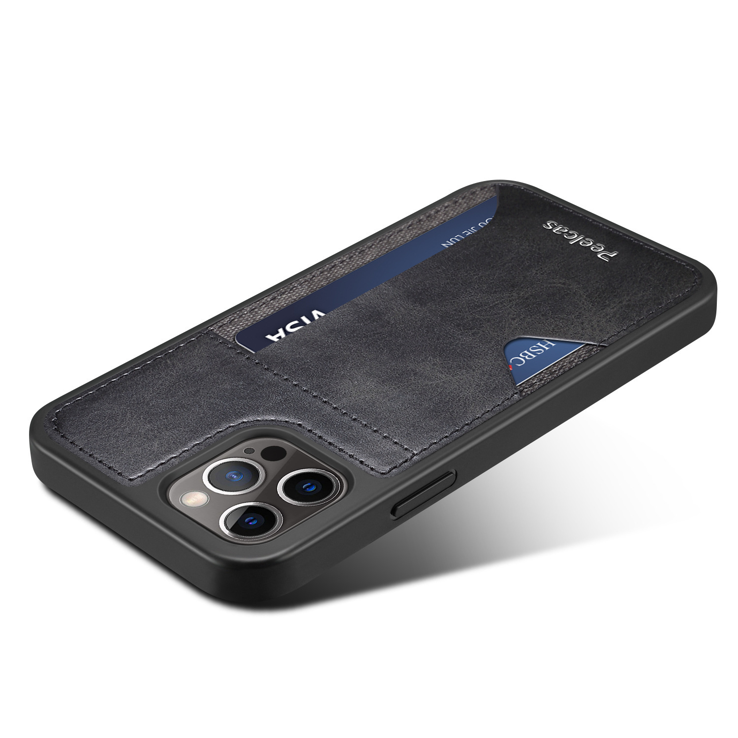 Business Back Leather Card Phone Case - Image 5