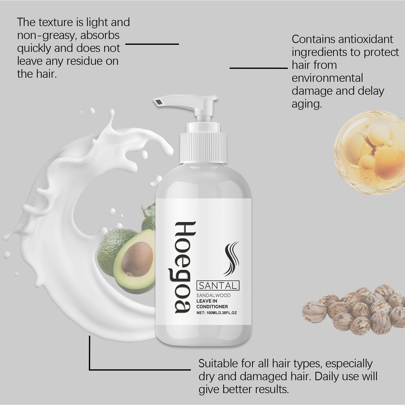Nourishing And Repairing Frizzy Hair Conditioner - Image 6