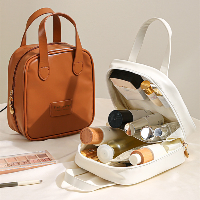 Large Capacity Oval Shaped Cosmetic Bag