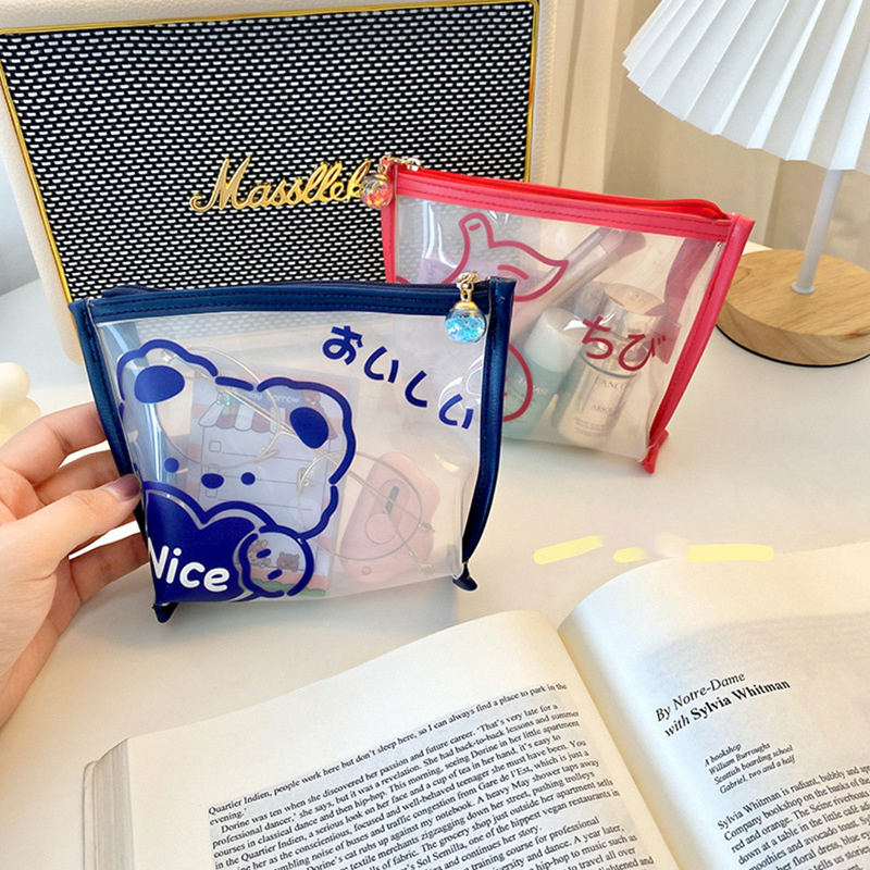 Cartoon Creative Transparent Cosmetic Bag - Image 3