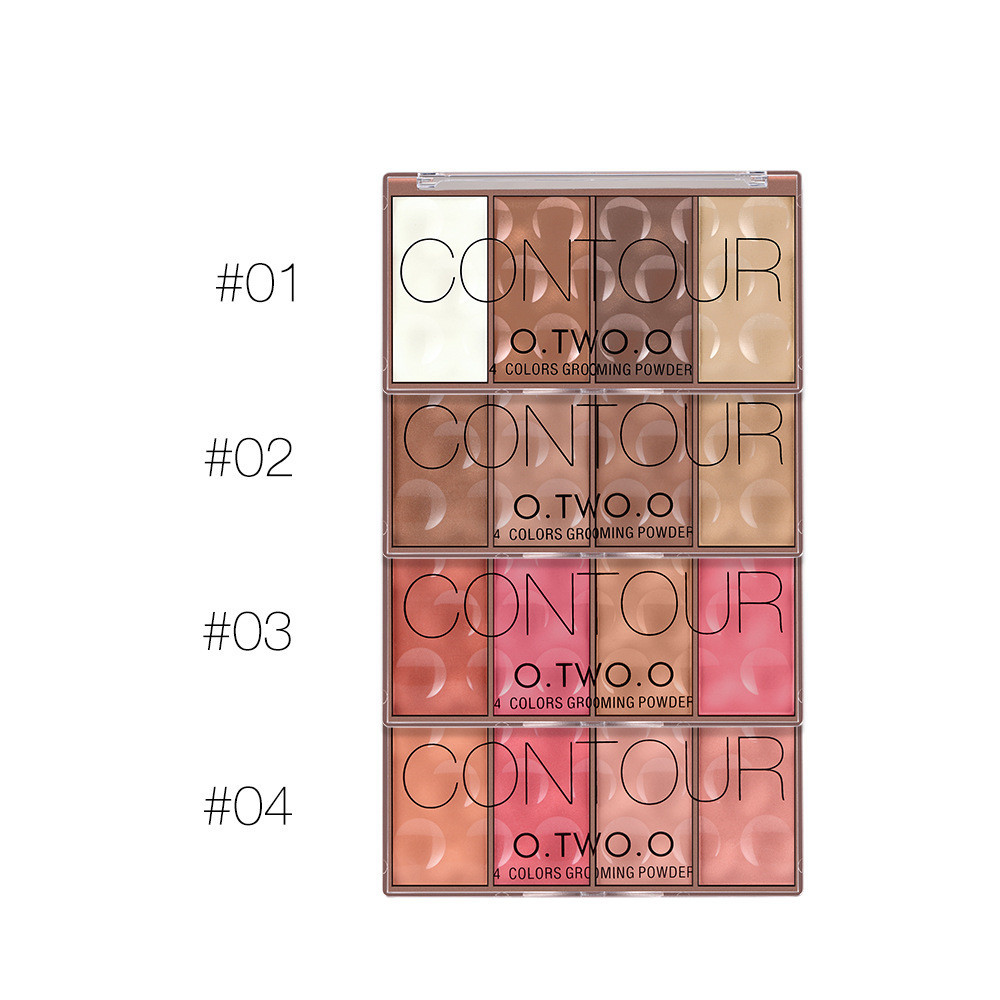Rose Gold Four-Color Highlight Blush - Image 7