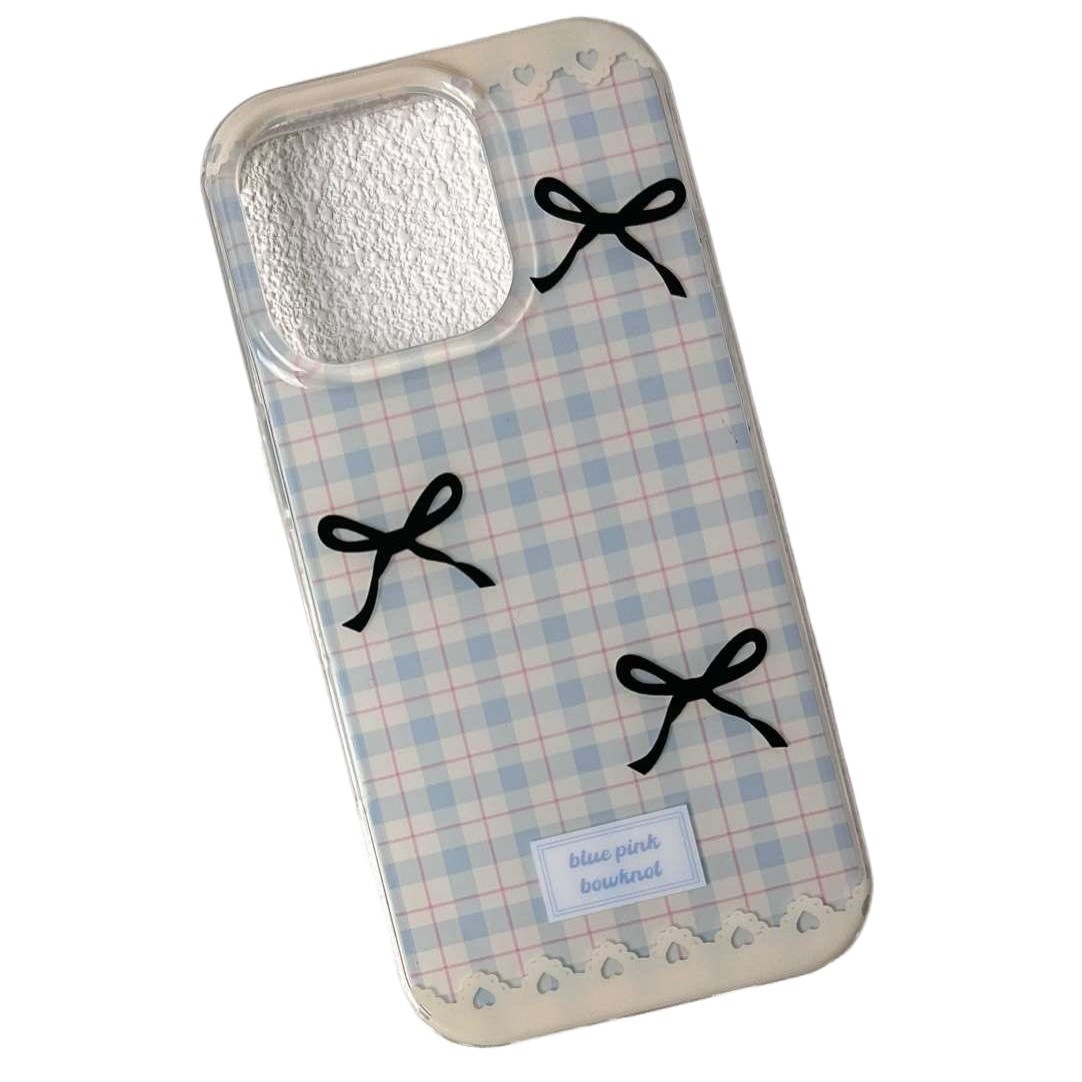 Plaid Bow Phone Protective Case - Image 4