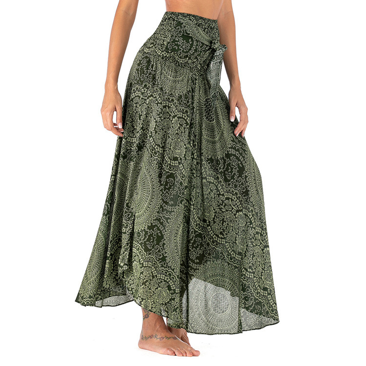 Ladies Fashion Two-Piece Swing Boho Skirt - Image 8