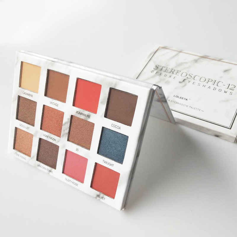 12 Colors Marble Pan Eyeshadow