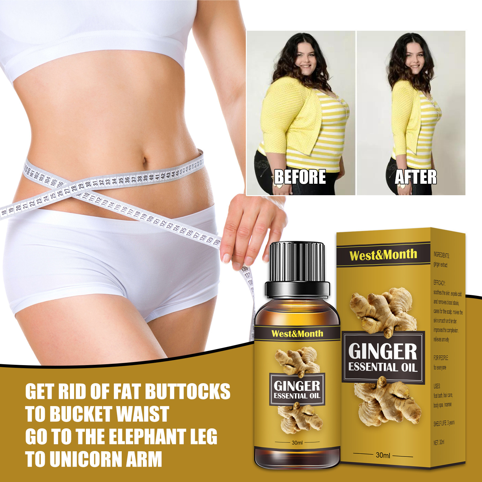 Moisturizing Skin Slimming Body Oil - Image 5