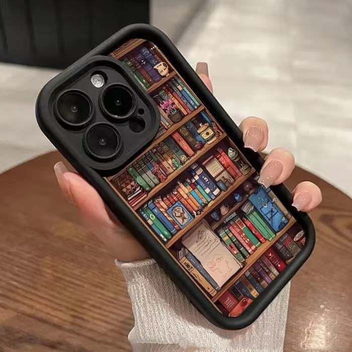 Creative Book Library Phone Case - Image 3